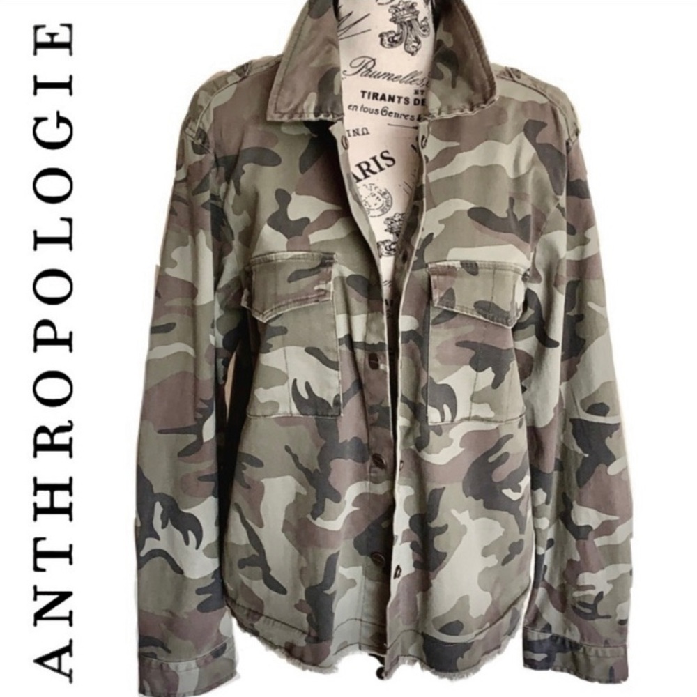 Anthropologie Sanctuary Camo Print Jacket NWT - Picture 4 of 12